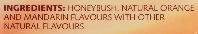 Twinings Honeybush Mandarin Orange Herbal Tea 20 Count Pack of 6 Caffeine Free