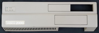 Commodore Amiga 2000 Plastic Front FacePlate Bezel wScrews LED Panel 2000HD 2500