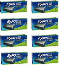 81505 Block Eraser Dry Erase Whiteboard Board Eraser, Soft Pile, 5 1/8 W x 1 ...