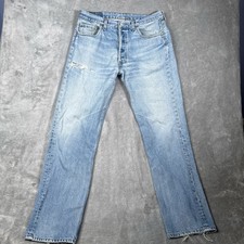 Vintage Levis Jeans Mens 34x32 Fits 32x30 501 XX Shrink to Fit Made in USA 90s