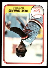 Dave Edwards 1981 Fleer #568 Minnesota Twins MLB READ FREE SHIPPING AutographDen