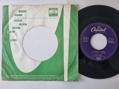 Hank Thompson and His Brazos Valley Boys - A Fooler, A Faker 7'' Vinyl Germany
