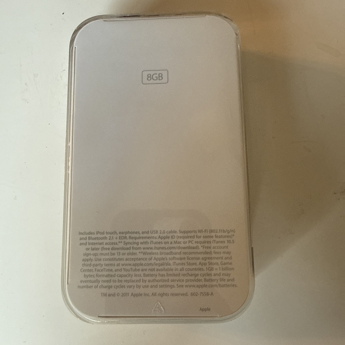 Genuine Apple iPod touch 4th Generation Black 8 GB MC544LL/A