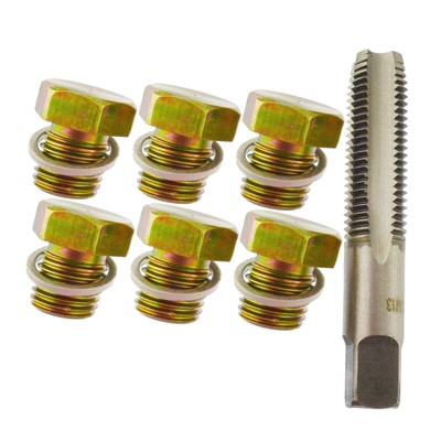 AB Tools Kit Riparazione Filetto Olio M16-M17 – Per Carter E Cambio, Con 6 Tappi E Rondelle, Per Auto E Moto - 3