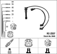 ZüNdleitungssatz NGK 9846 FüR Mazda 323 BF 3 Hatchback Turbo BF1 Bfmp 4WD BF2