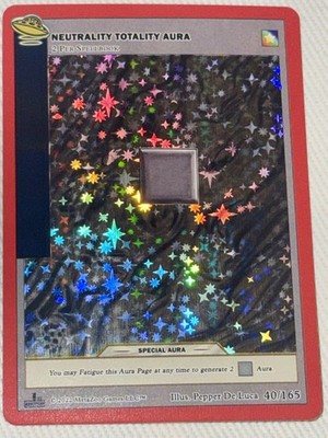TOP CHASE 1st Edition MetaZoo CCG Neutrality Totality Aura UFO 040/165 HOLO GOLD