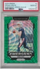 2024 Prizm Drake Maye Emergent Green Wave Rookie PSA 10 Gem Mint Patriots RC🔥