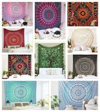 LARGE Wall Hanging Mandala Tapestry Hippie Bohemian Bedspread Home Art Decor
