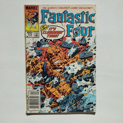 Fantastic Four 274 Marvel 1985 Ben Grimm Thing It s Clobberin Time John Byrne co