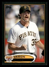 Jason Grilli Pittsburgh Pirates 2012 Topps Update Black #US115 SN /61