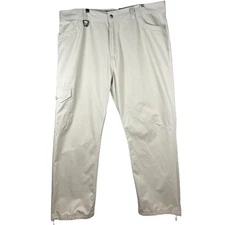 Under Armour Men’s Beige Cargo Pants 42x32 Outdoor Hiking Fishing Utility