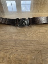 Vintage Boy Scout Official Leather Belt Buckle FREE POSTAGE