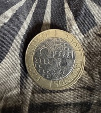 Rare 1707-2007 2 Pound Coin. Minting Error. Act Of Union - collectors coin 