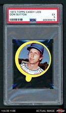 1973 Topps Candy Lids Don Sutton Dodgers HOF PSA 5 - EX