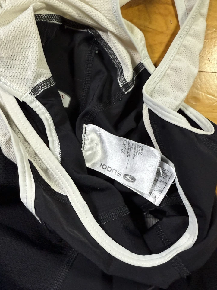 Culotte con tirantes Sugoi RS 2018 Pro XLarge blanco y negro. Excelente Estado Foto 3 de 4