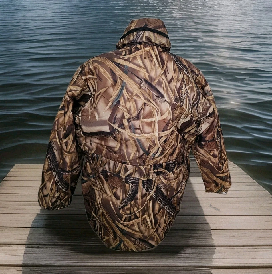Chaqueta de Flotación Stearns Tipo III de la Guardia Costera de los Estados Unidos Humedales Camuflaje Abrigo de Caza  Foto 3 de 4