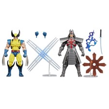 Marvel Legends Series Gamerverse Wolverine vs Marvel's Silver Samurai  Retro Vi