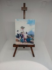 Wood Miniture Display Easel w 3x4 tile Goya-L...