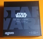 1 TROY OZ .999 FINE SILVER OBI-WAN KENOBI/YODA  COLORIZED PROOF LOW MINTAGE !!!