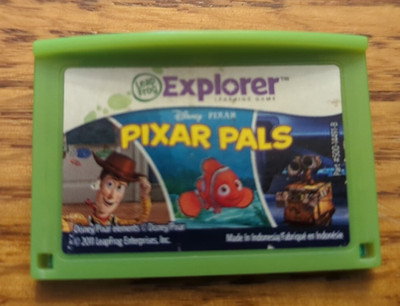 Leap Frog Explorer Game Cartridge-  Disney Pixar Pals Learning- Tested & Works