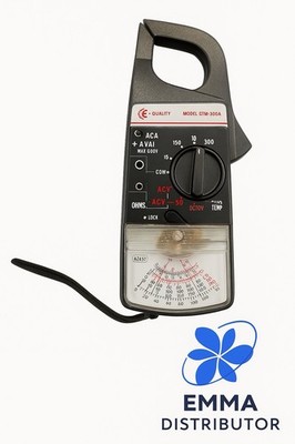 ANALOG CLAMP METER 300 AMPS MULTIMETER HANDHELD AC/DC VOLTAGE CURRENT TESTER