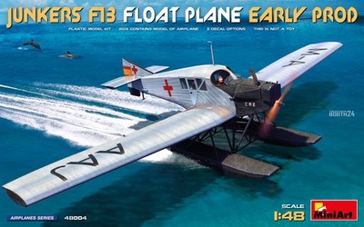 MIN48004 - Miniart 1:48 - Junkers F13 Float Plane, Early Prod