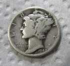 1942 Mercury Dime Good Condition