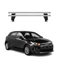 Menabo DachträGer GrundtäGer FüR Kia Rio SchräGheck 2017-2026 50Kg Alu Silber 2X