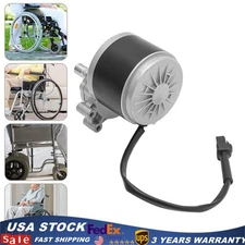250W Electric Wheel Chair Brushed Gear Wheelchair DC Motor with 75rpm can Work