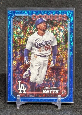 2024 Topps Series 1 Mookie Betts Blue Foil /999 Dodgers Color Match Parallel