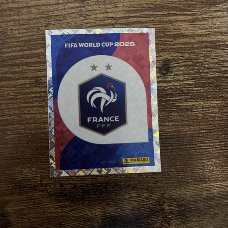 FIFA WORLD CUP 2026 OFFICIAL PANINI STICKER - FRANCE FFF  - FRA 1