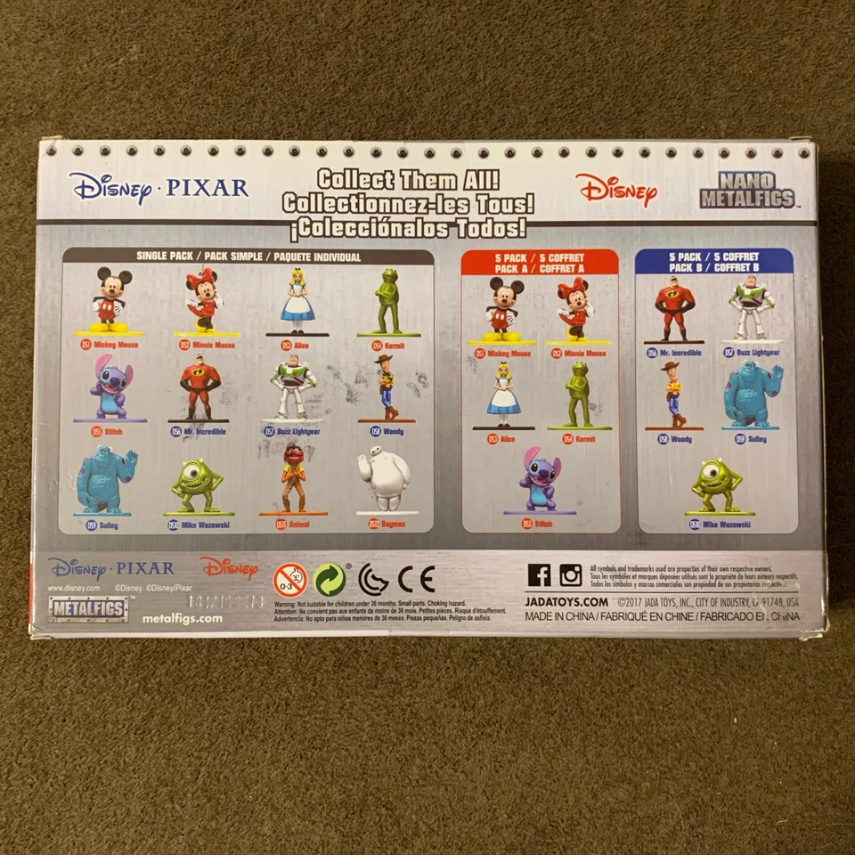 ¡Nuevo! Disney Pixar Paquete de 10 Exclusivos JADA TOYS Die-Cast Metal ¡Como Nuevo! 🔥 Foto 4 de 4