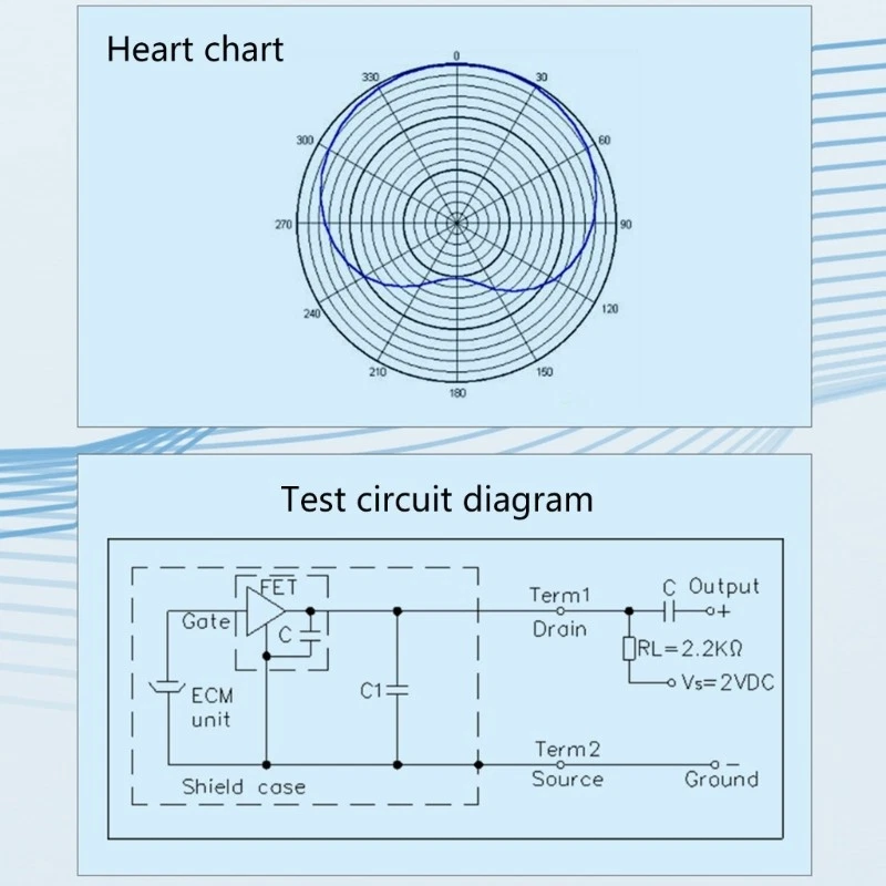 Electret Condenser Microphone Pickup for Studio Record Interferences Resistant - Image 4 of 4