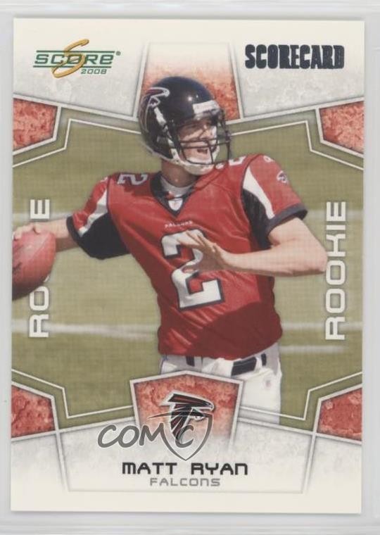 2008 Score Rookie Scorecard 528/649 Matt Ryan #333 Rookie RC 5cb