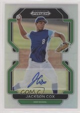 2022 Panini Prizm Draft Picks Silver Prizm Auto Jackson Cox #PDP50 Auto 0j81