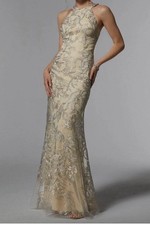 MGNY by Morilee-Size 6- Mother of Bride/Groom/Evening Gown. CHAMPAGNE