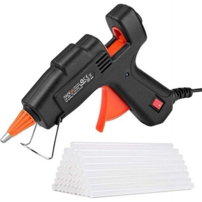 Tacklife 20W Mini Hot Glue Gun with 50 Pcs EVA Glue Sticks
