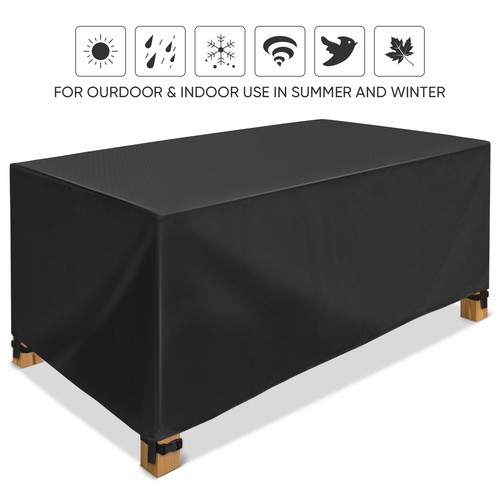 Garden Furniture Cover Waterproof Outdoor Sun UV Rattan Rectangular