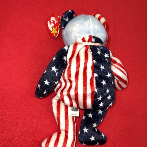 TY 1999 SPANGLE the BEAR BEANIE BABY - MINT with MINT TAGS - Picture 4 of 4