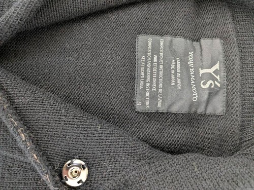 Yohji Yamamoto Knit Coat Jacket Wool Size 3 - Picture 5 of 7