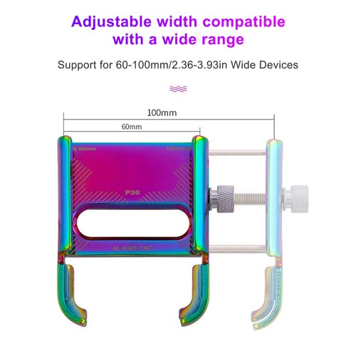 GUB 360° Rotate Bicycle Phone Mount Clamp Bracket Motorcycle Mobile Phone Ho .GF - Photo 5 sur 12