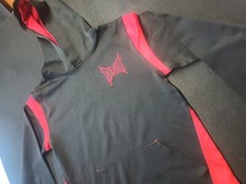 Y2K Tapout Hoodie Youth Large Black Red