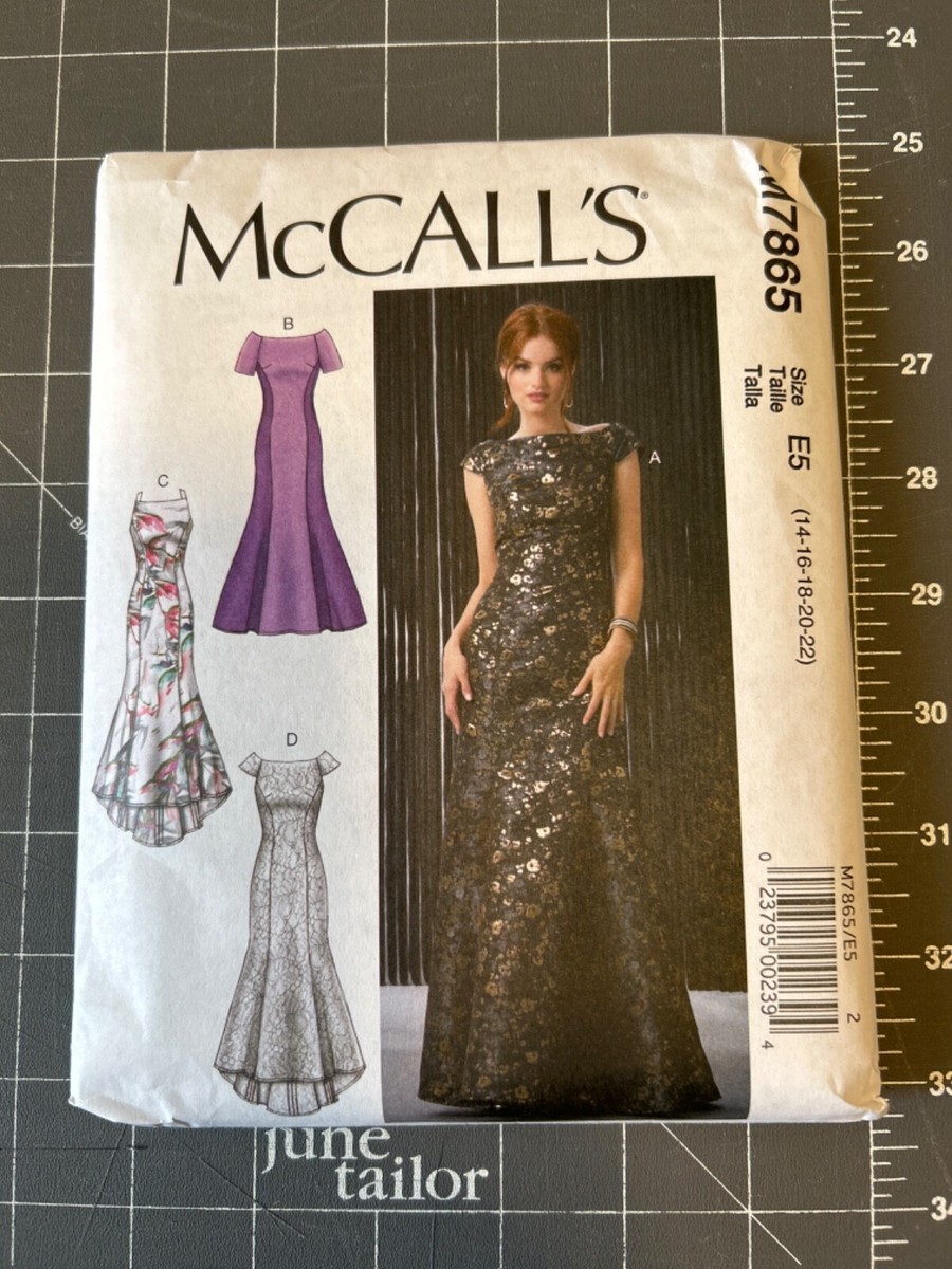 McCall's M7321 Misses'/Miss Petite Dresses Sewing Patterns Size 14-22