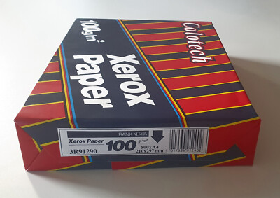 Rank Xerox Papier 100g/m² DIN A4 - 2x 500 Blatt Colotech - 3R91290 - Neu & OVP