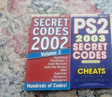 LOT OF 2 Bradygames SECRET CODES BOOKS-2002,2003