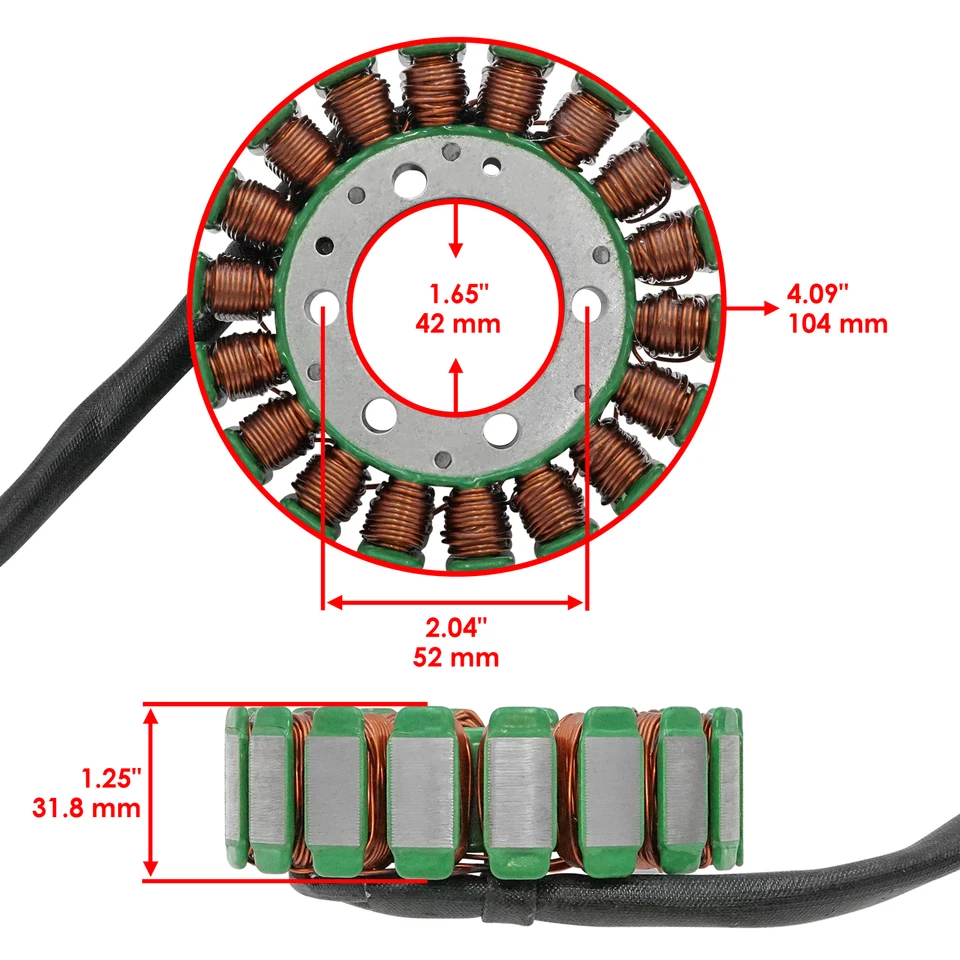 Estator para Yamaha Fx Nytro FX10 2008 2009 2010 2011 Foto 2 de 4