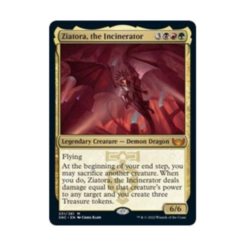 WOTC Streets of New Capenna Ziatora, the Incinerator (MR) NM - Picture 1 of 1