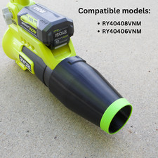 Boquilla de secado de coche para soplador de hojas RYOBI 110 MPH 525 CFM 40-V (solo boquilla)