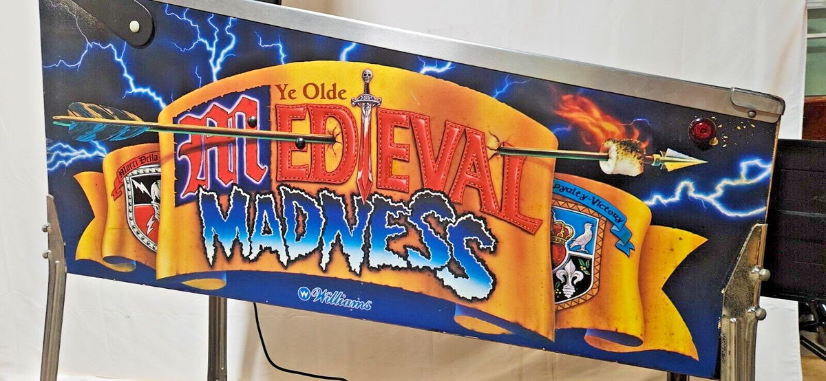 MEDIEVAL MADNESS Pinball Machine - Williams 1997 - 2799 | eBay