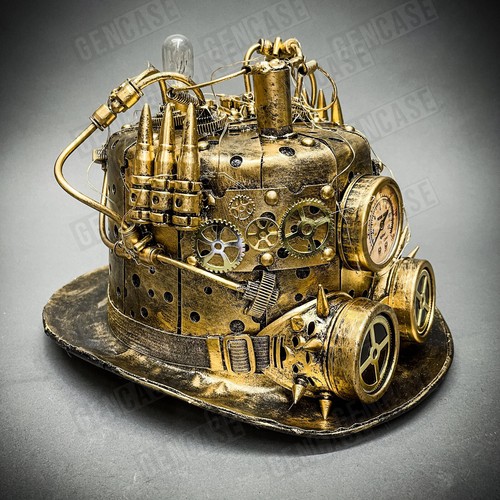 For Men & Women Steampunk Top Hat Victorian Costume Party Prom Top Hat Goggles - Picture 82 of 94